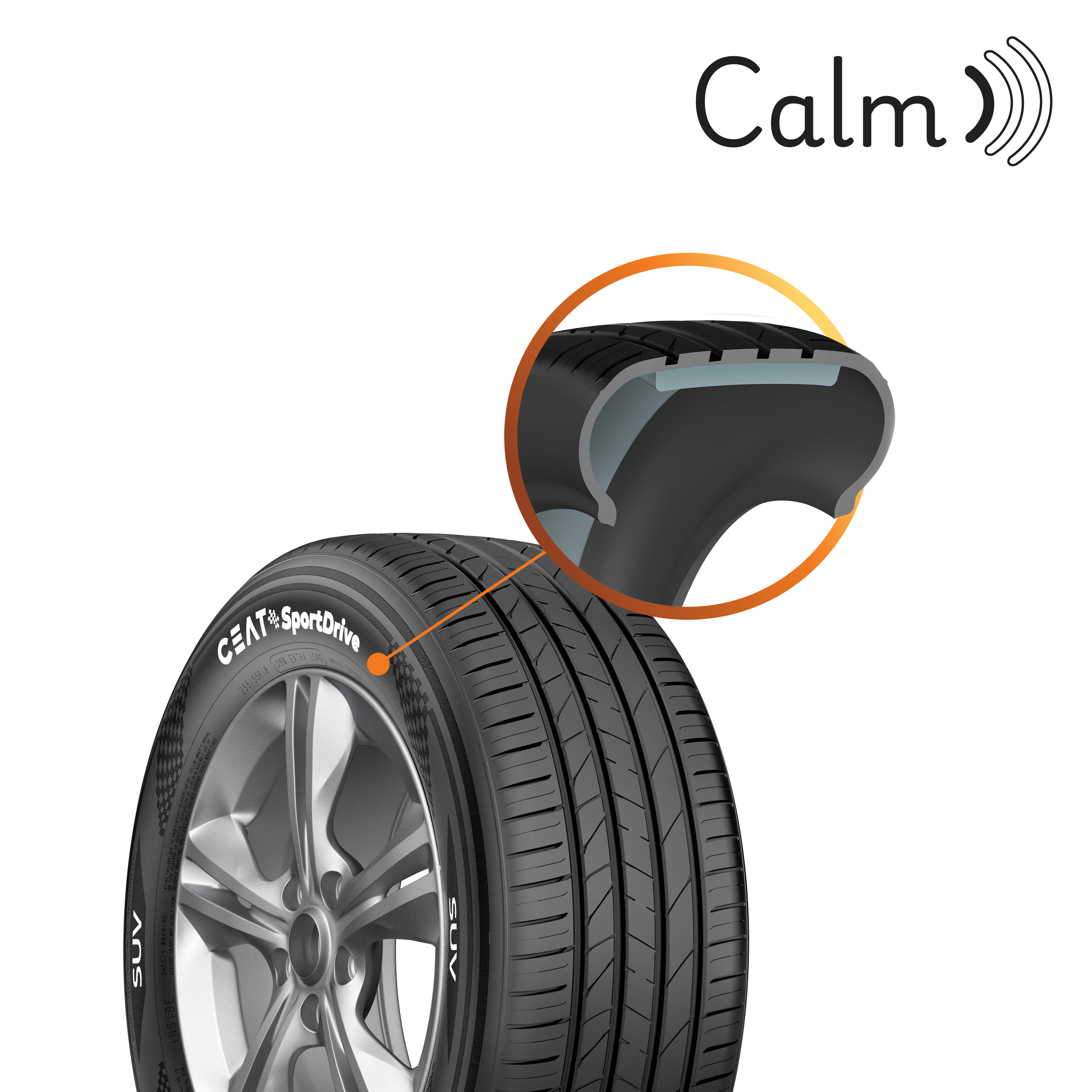 CEAT SportDrive SUV CALM PCUV Tyre
